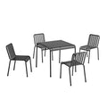 Outlet HAY Palissade Dining Collection - Chairs without Arms - Anthracite