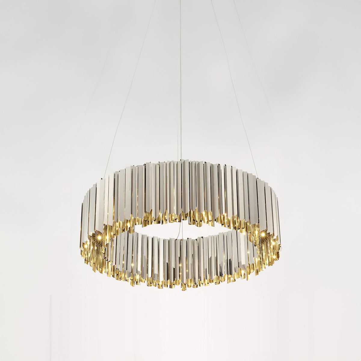 Tom Kirk Lighting Facet Chandelier