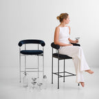 DK3 Baia Counter Stool, Upholstered