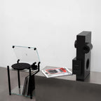 Transparent Brutalist Speaker