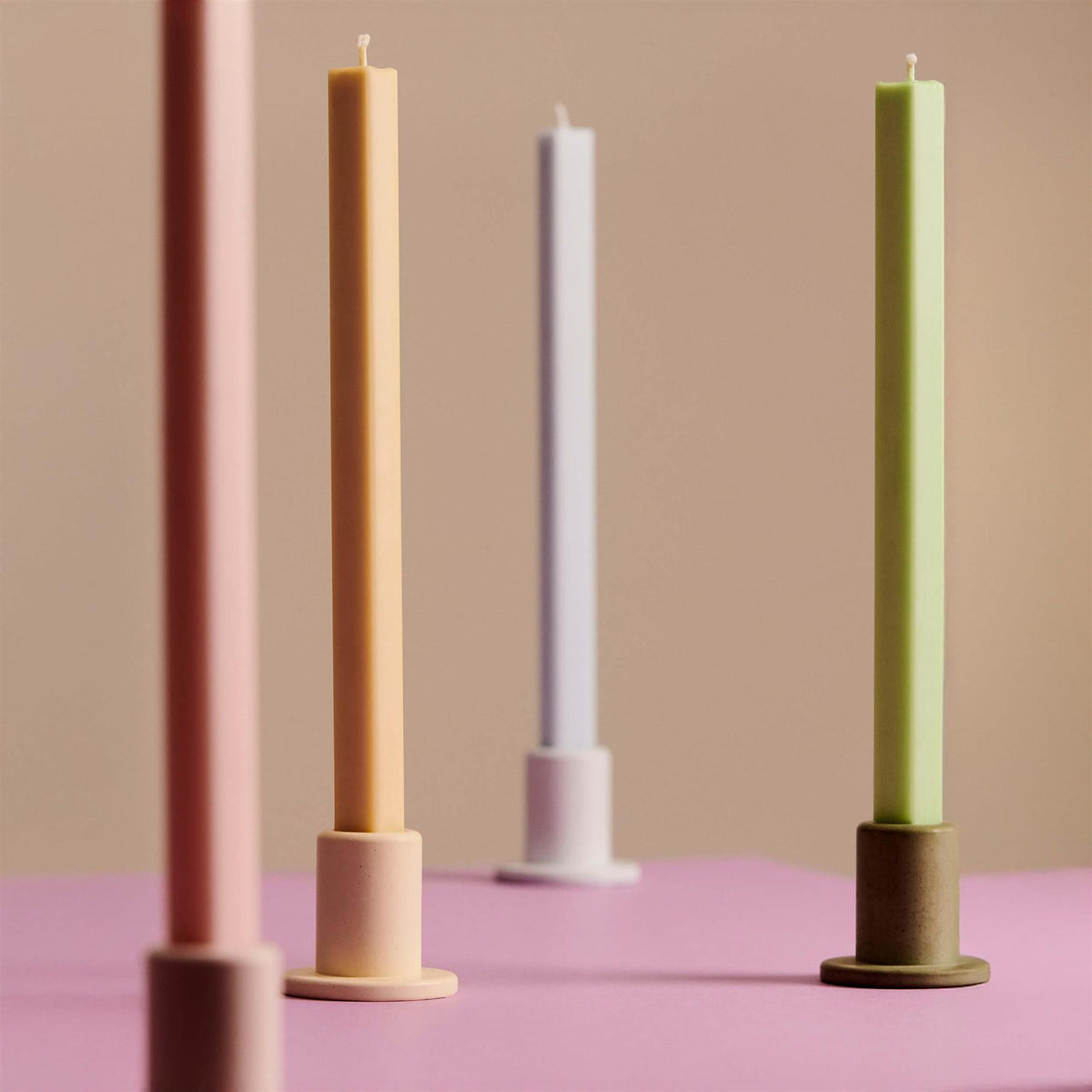 HAY Square Candle, Set of 4