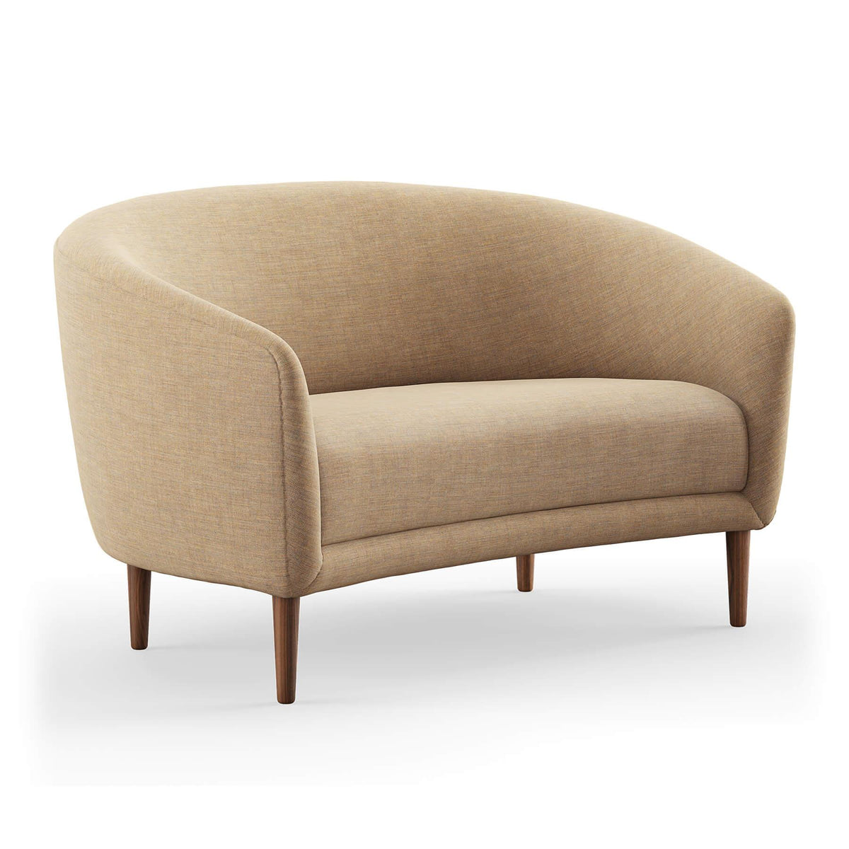 Finn Juhl The Little Mother 2 Seater Sofa in Walnut