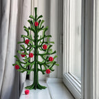Lovi Wooden Spruce with Mini Baubles