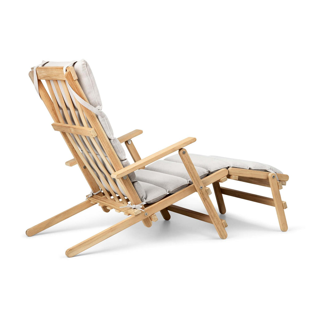 Carl Hansen & Son BM5565 Outdoor Deck Chair with Footrest