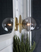 Smoke Art Deco Wall or Ceiling light