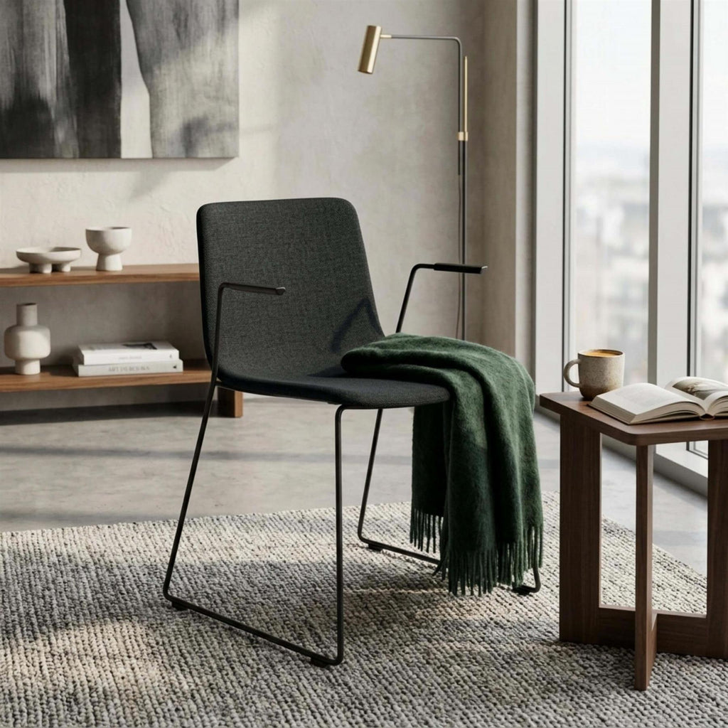 Fredericia Pato Sledge Armchair, Fully Upholstered