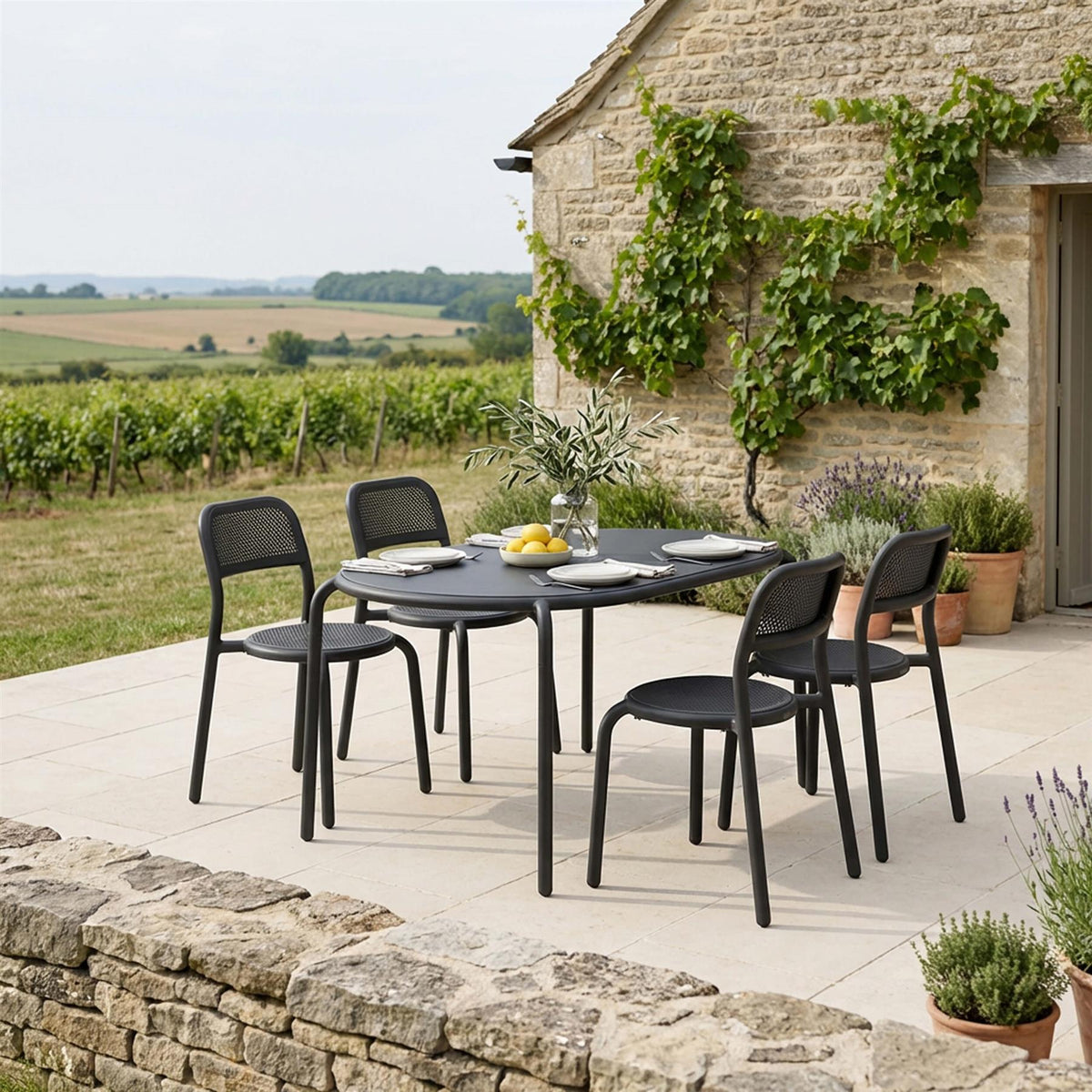 Fatboy Toni Outdoor Dining Set - Medium - Curated by Holloways of Ludlow