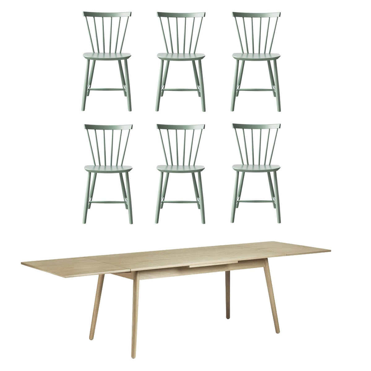 FDB Mobler Family Dining Table Set