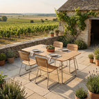 Fritz Hansen Lilium Garden Dining Set - Medium - Curated by Holloways of Ludlow