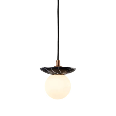J. Adams Orbit Stone Pendant Light