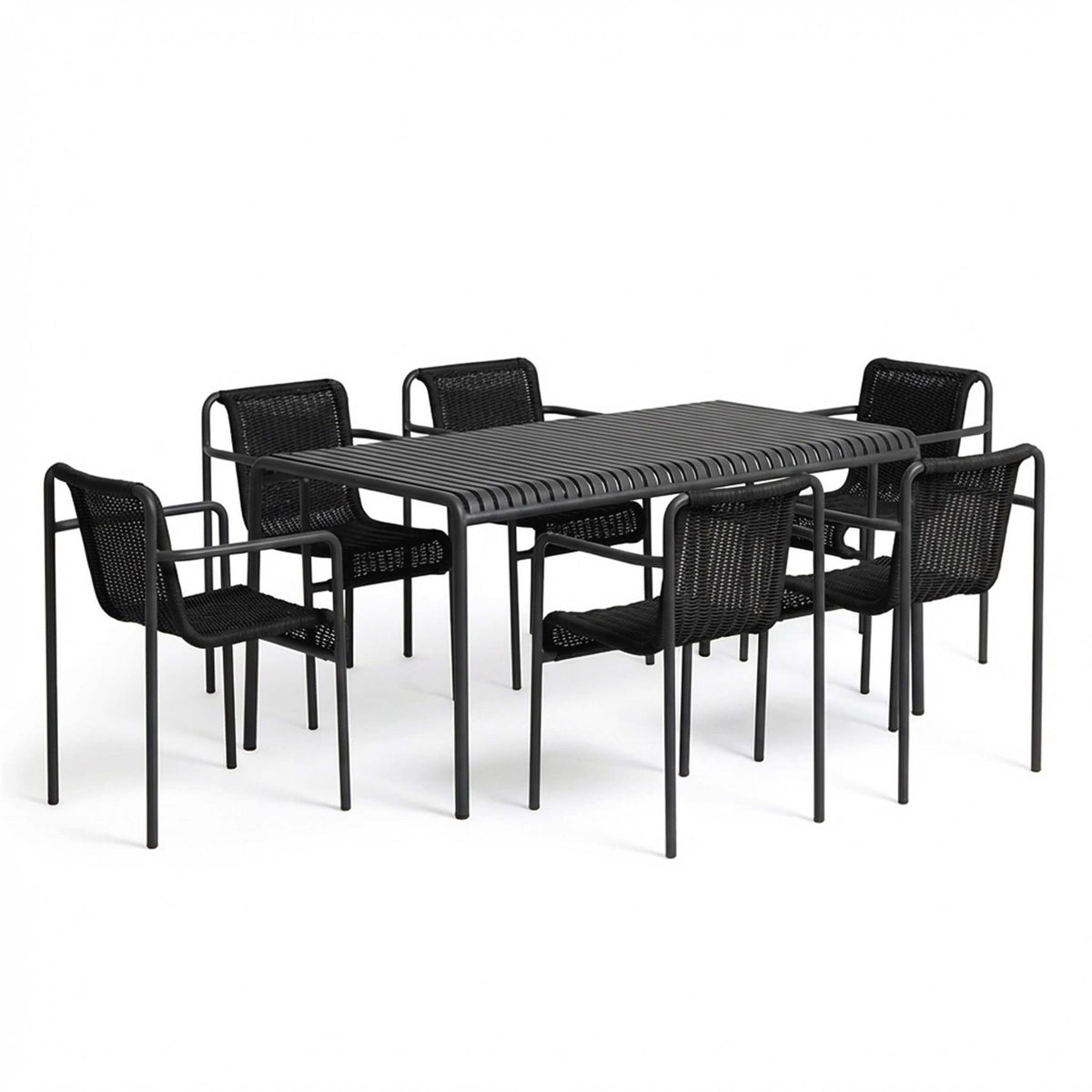 HAY Palissade Cord Garden Dining Set - Large - Curated by Holloways of Ludlow