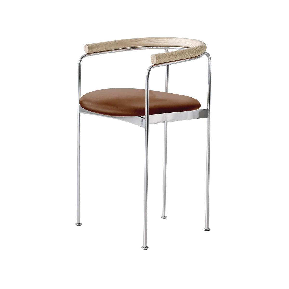 DK3 Baia Counter Stool with Wooden Back