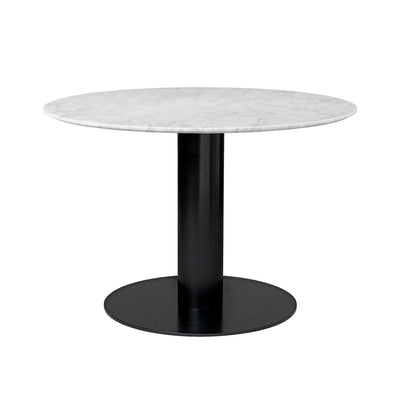 GUBI 2.0 Dining Table - Round - Black Base - 110