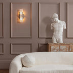 Pure White Lines Mosman Bronze Linear Wall Sconce