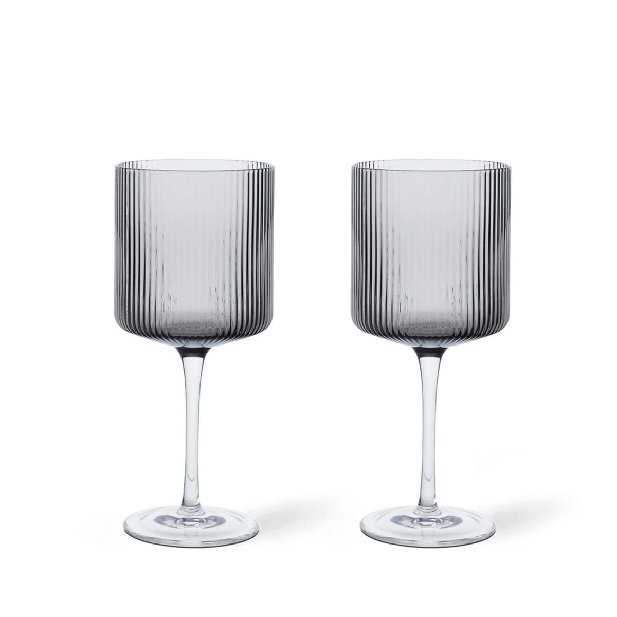 Ferm Living Ripple Red Wine Glasses - Set of 2