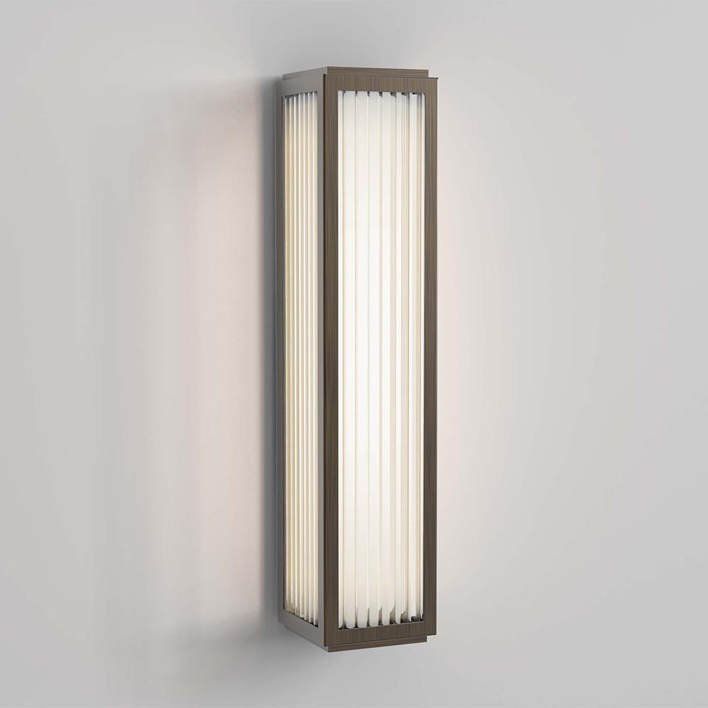 Outlet Boston bathroom wall light - 370, Bronze