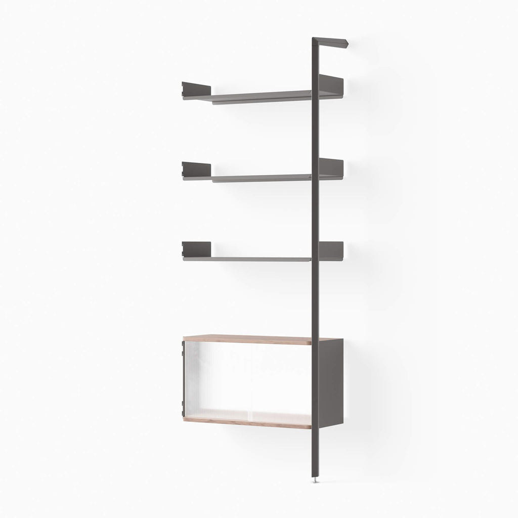 &Tradition Rombe IF6 Industrial Facility Shelves Extension With Cabinet