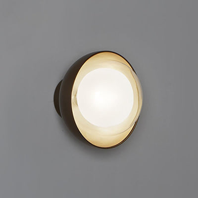 Ex-Display TOOY Muse Wall / Ceiling Light - Small, Sand Black with Brushed Brass