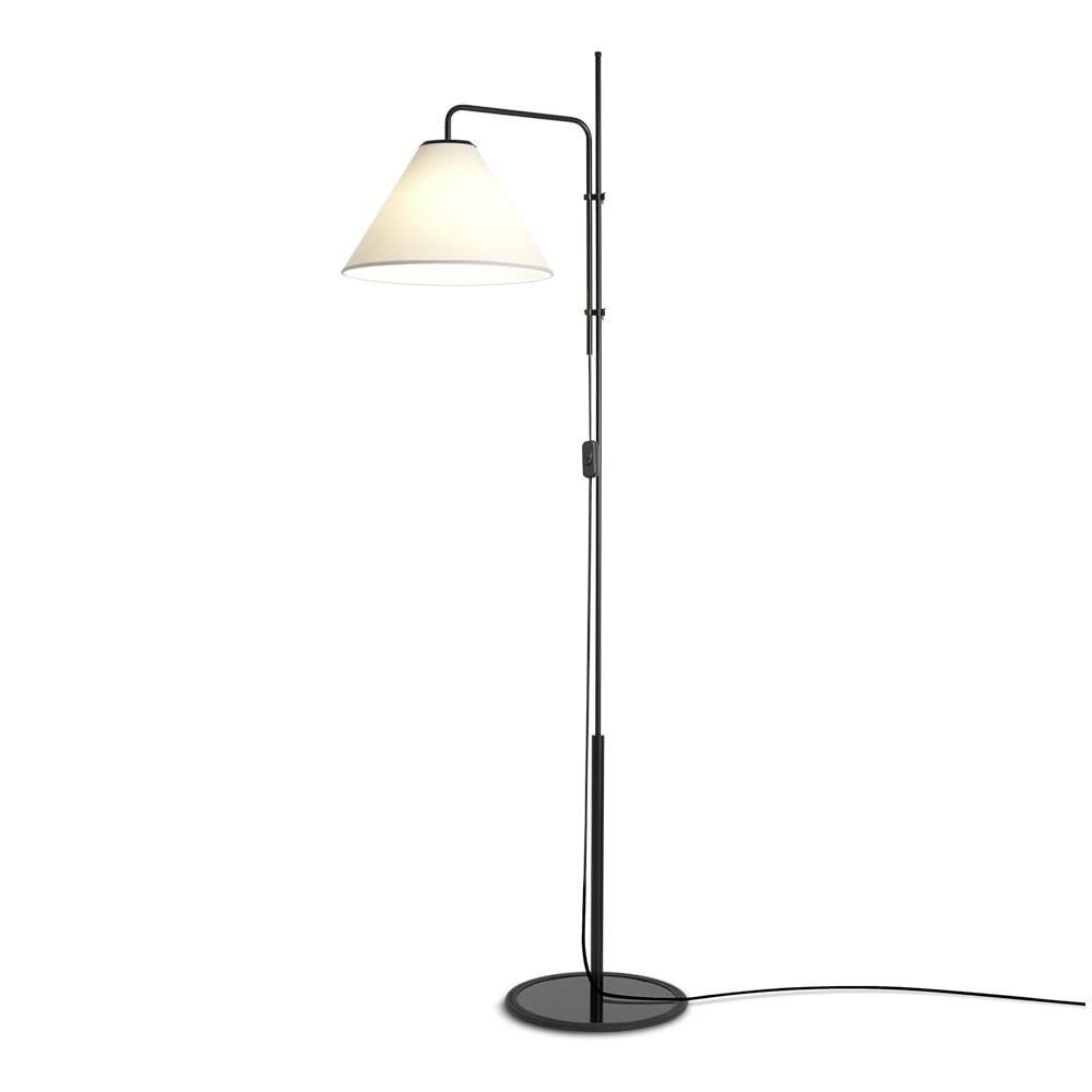 Marset Funiculi Floor Light with Fabric Shade