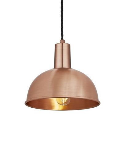 Industville Brooklyn Dome Pendant Light - Sleek Fittings