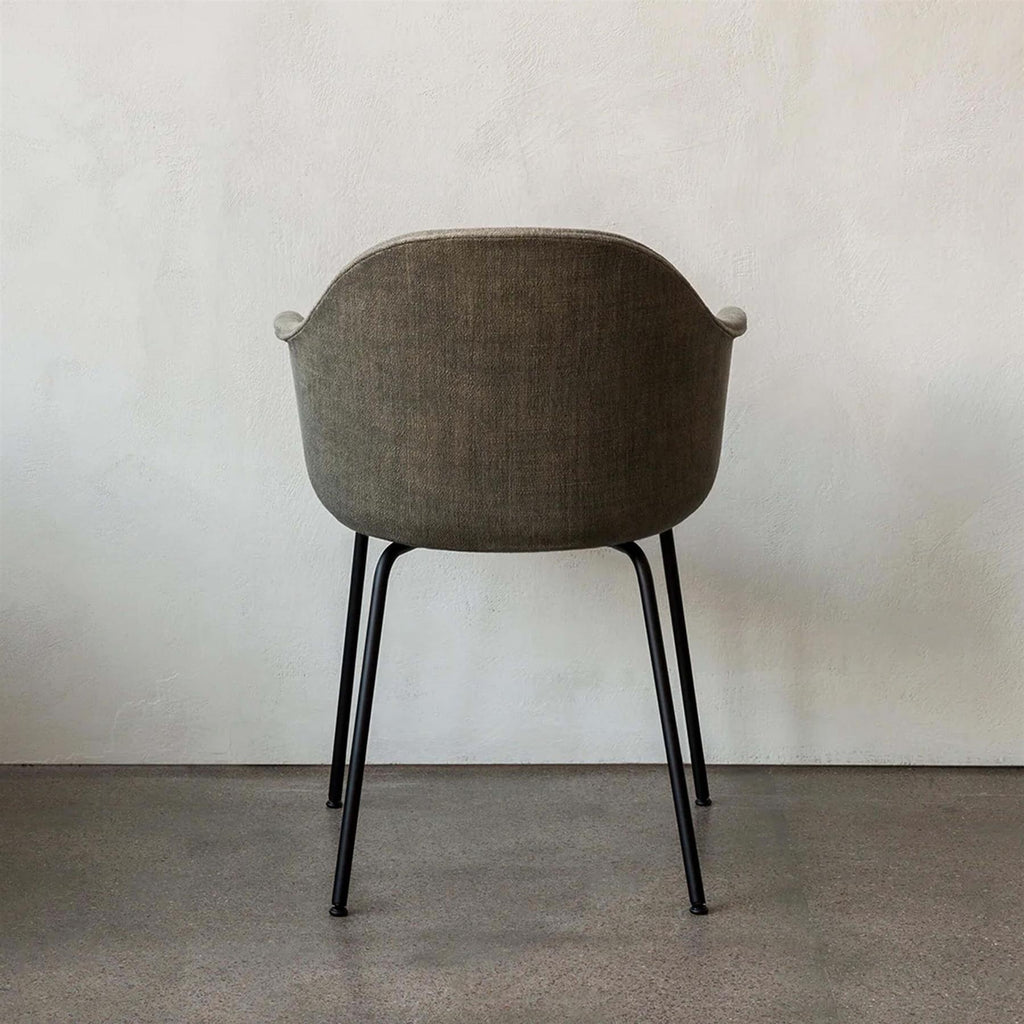 Audo Copenhagen Harbour Dining Chair with Black Steel Base