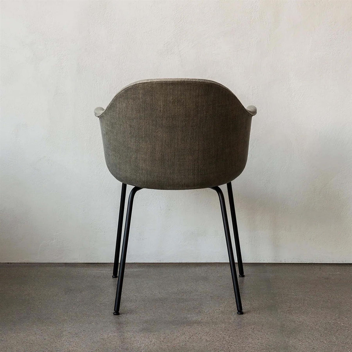 Audo Copenhagen Harbour Dining Chair with Black Steel Base