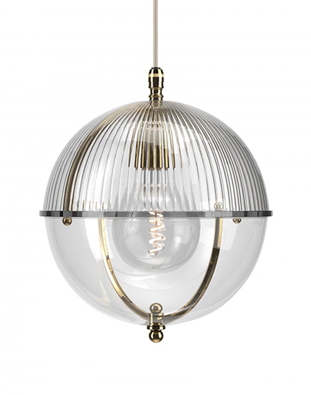 Fritz Fryer Grafton Globe Pendant Light