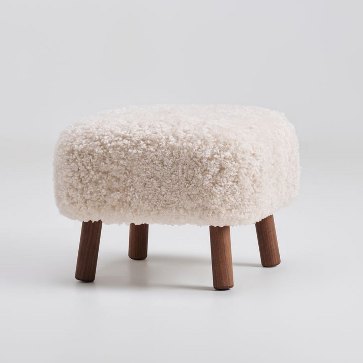 Woolly Footstool