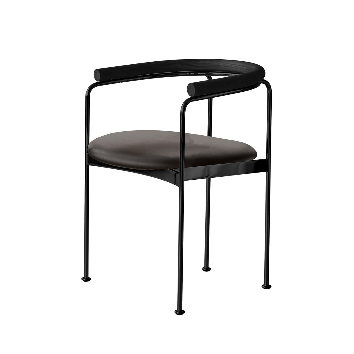 DK3 Baia Chair with Wooden Back