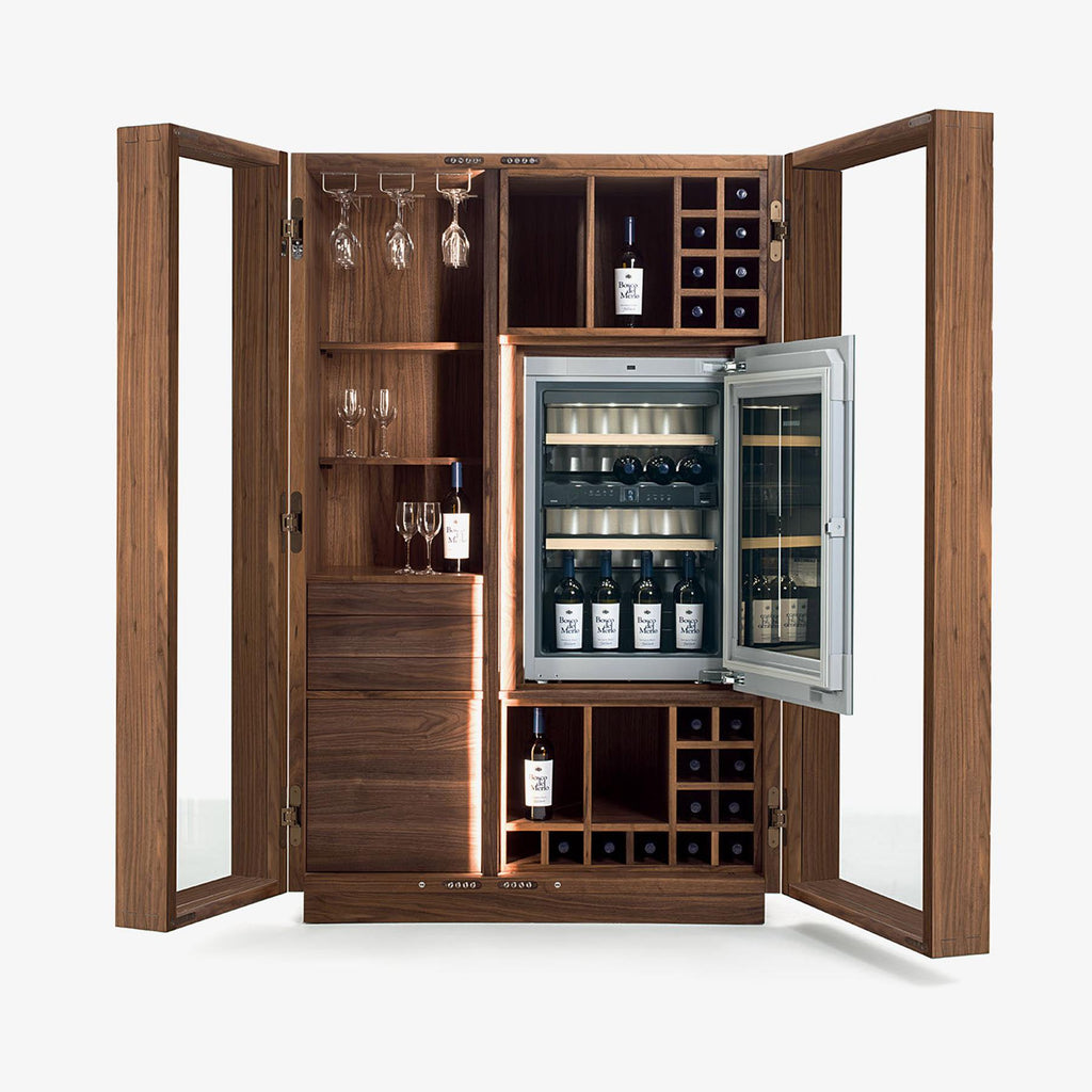 Riva 1920 Cambus Wine Cabinet Glass Doors