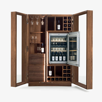 Riva 1920 Cambus Wine Cabinet Glass Doors