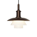 Louis Poulsen PH 3/3 Aged Brass Pendant Light