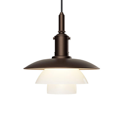 Louis Poulsen PH 3/3 Aged Brass Pendant Light