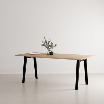 Outlet TIPTOE New Modern Table - Recycled Oak Top, Large, Graphite Black