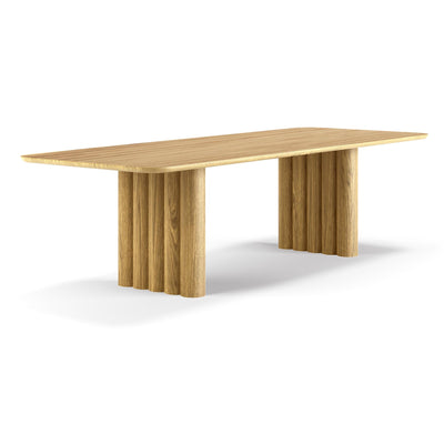 DK3 Plush Extendable Dining Table - 4cm Thick Table Top, Rectangular