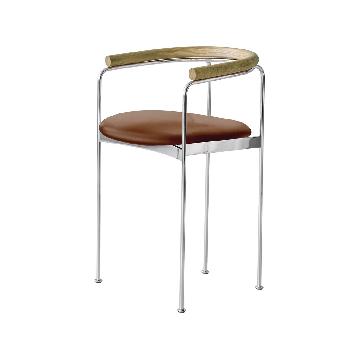 DK3 Baia Counter Stool with Wooden Back