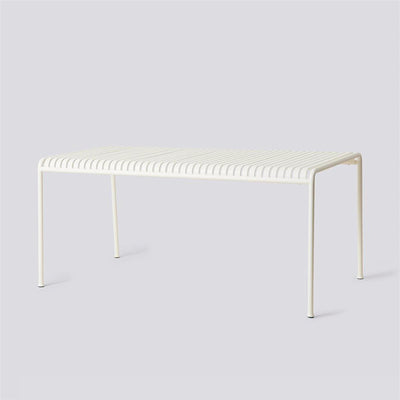 HAY Palissade Garden Furniture Dining Table Large Cream White