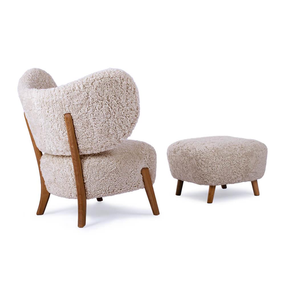 Mazo TMBO lounge chair with pouf