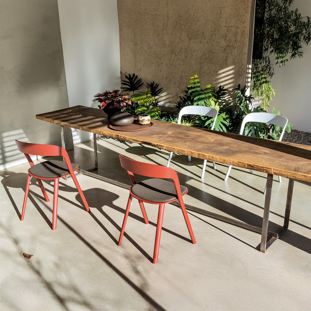 Magis Pila Dining Chair with Upholstered Seat