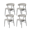 GUBI Violin Fully Upholstered Dining Chair Set