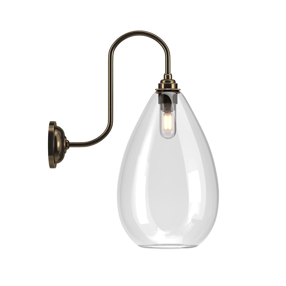 Fritz Fryer Wellington Swan Neck Bathroom Wall Light