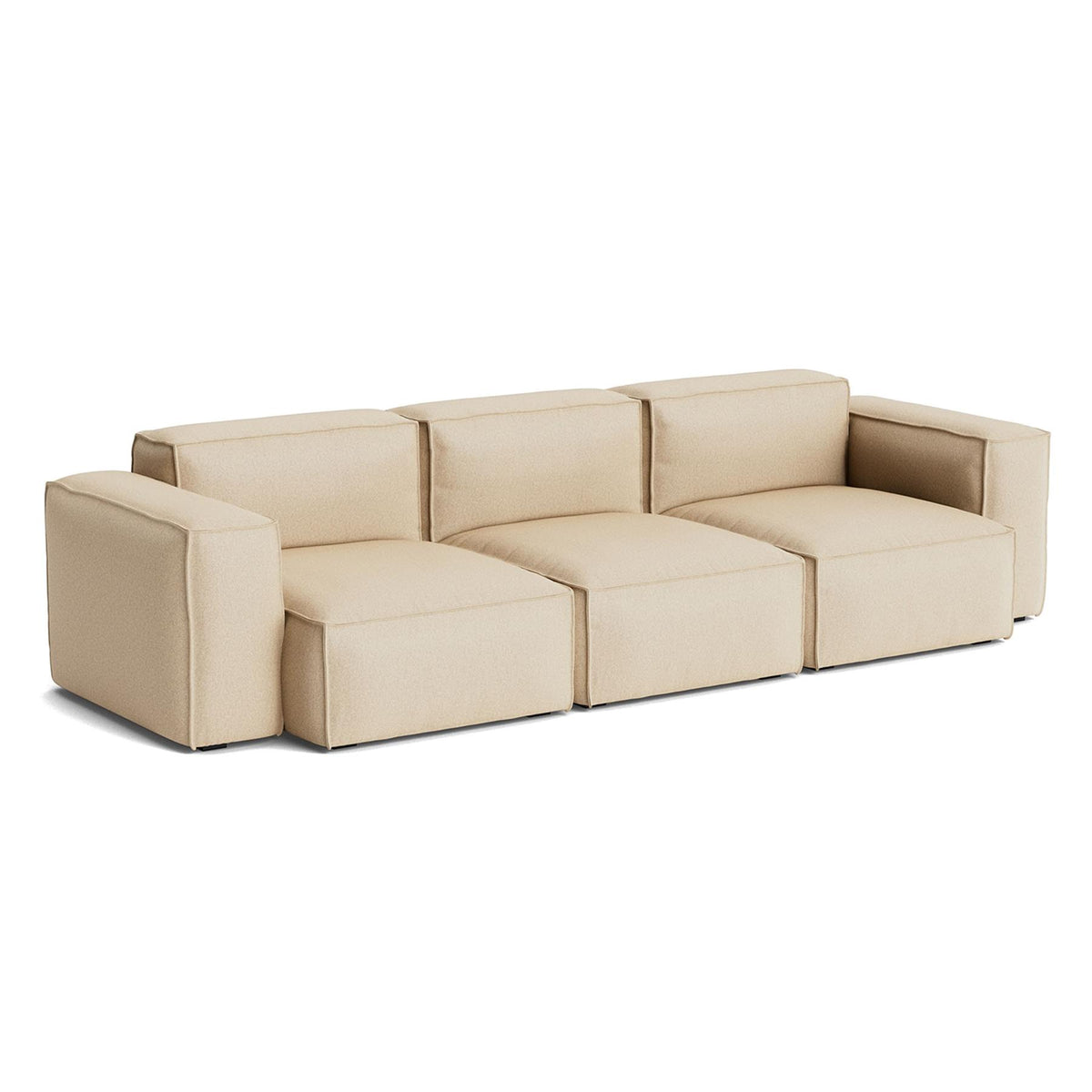 HAY Mags Soft 3+ Seater Sofa Low Armrest with Removable Cover Combination 1