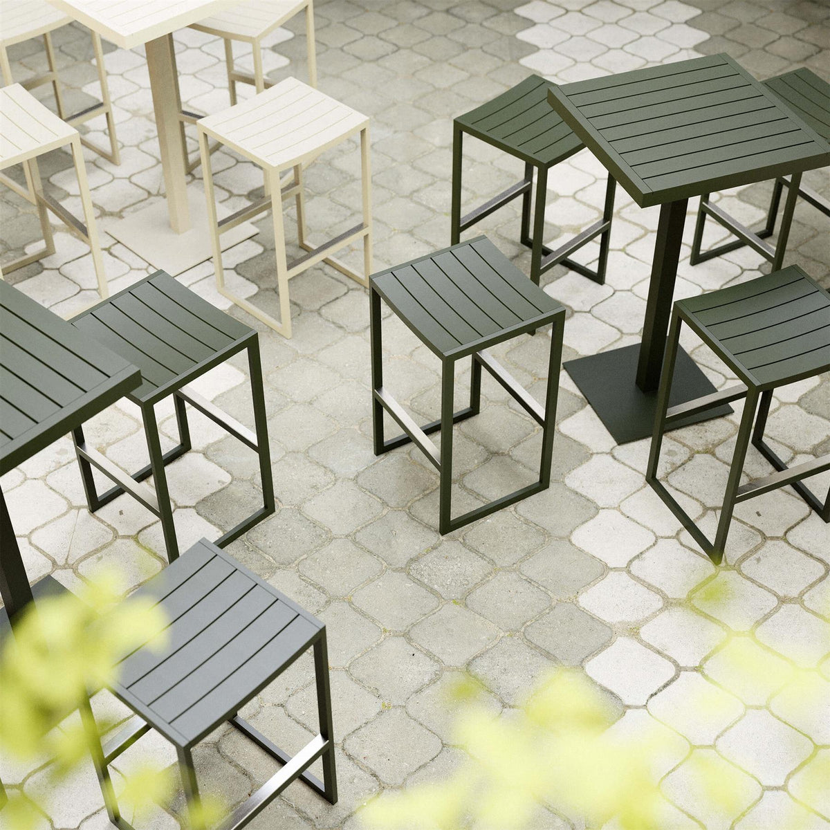 Case Furniture Eos Outdoor Backless Bar Stool
