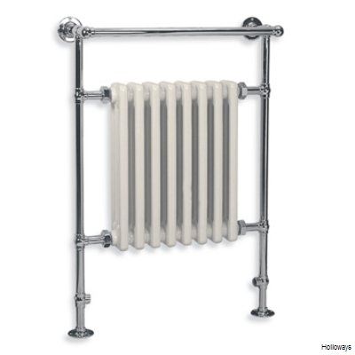 Lefroy Brooks LB3202 Classic Ball Jointed Cast-Iron Radiator Towel Warmer In White