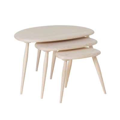 Ercol Pebble Nest of Tables
