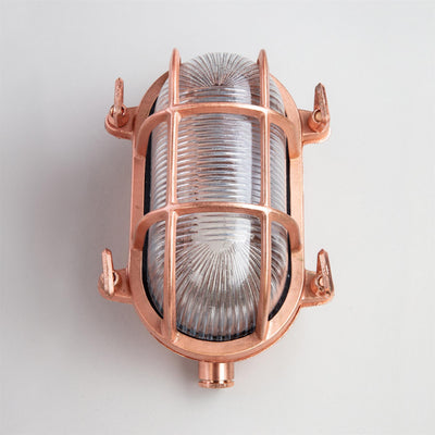 Outlet Old School Electric Oval Bulkhead - Small, Copper