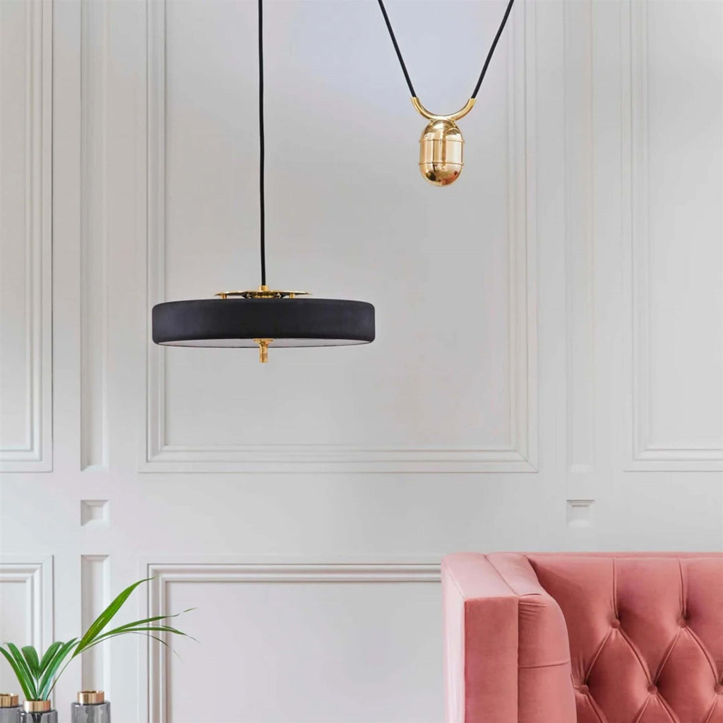 Bert Frank Revolve Rise And Fall Pendant Light