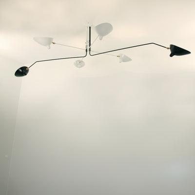 Serge Mouille Plafonnier Pivotants Ceiling Light