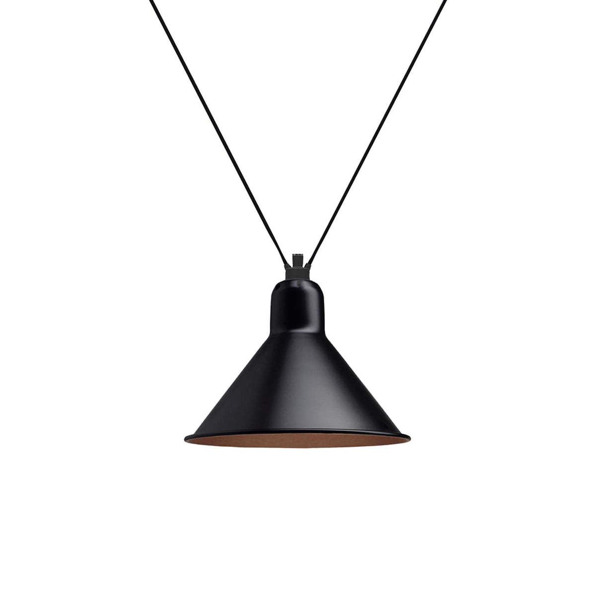 DCW Editions Les Acrobates De Gras Pendant 322 with Conical Shade