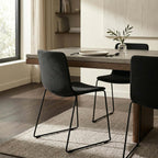 Fredericia Pato Sledge Chair, Fully Upholstered